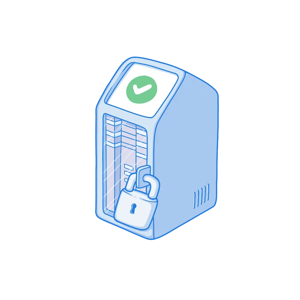 Keep your data on your servers, not ours